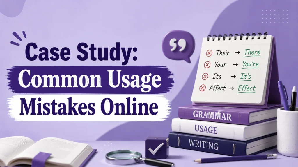 Case Study: Common Usage Mistakes Online