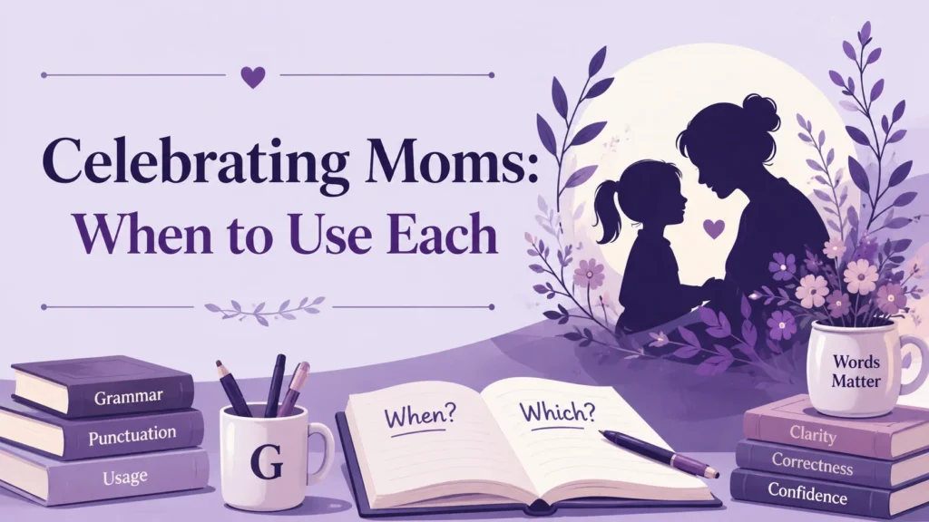 Celebrating Moms: When to Use Each