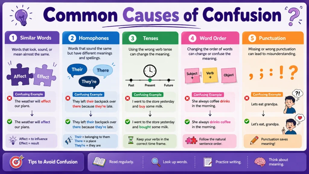 Common Causes of Confusion