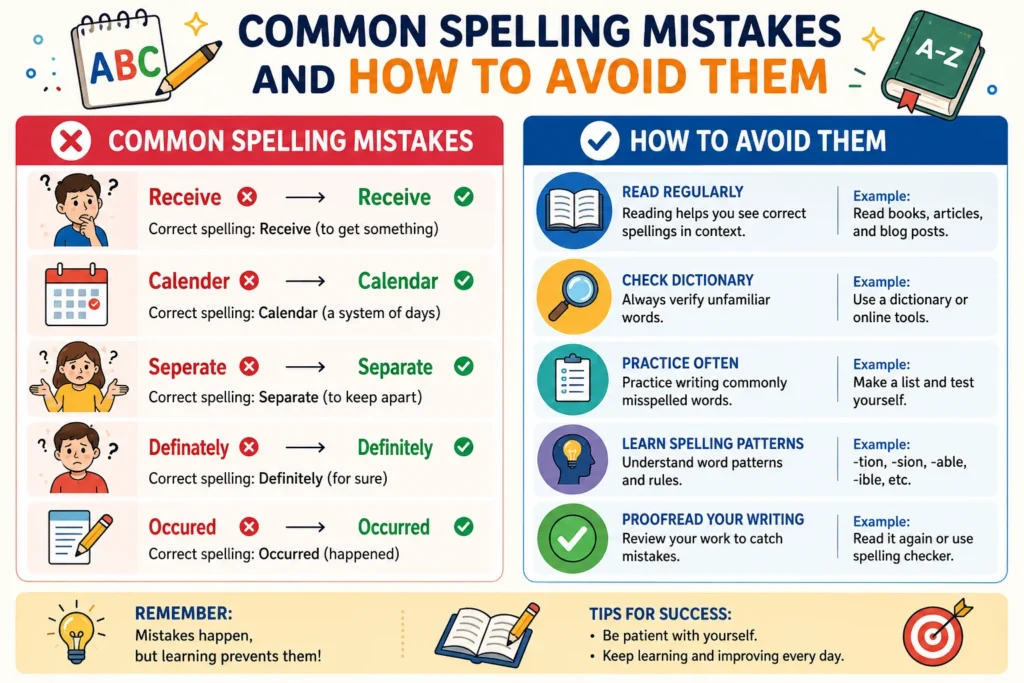 Common Spelling Mistakes and How to Avoid Them