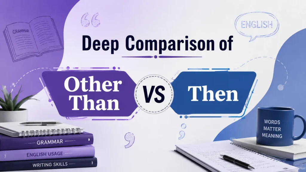 Deep Comparison of Other Than vs Then
