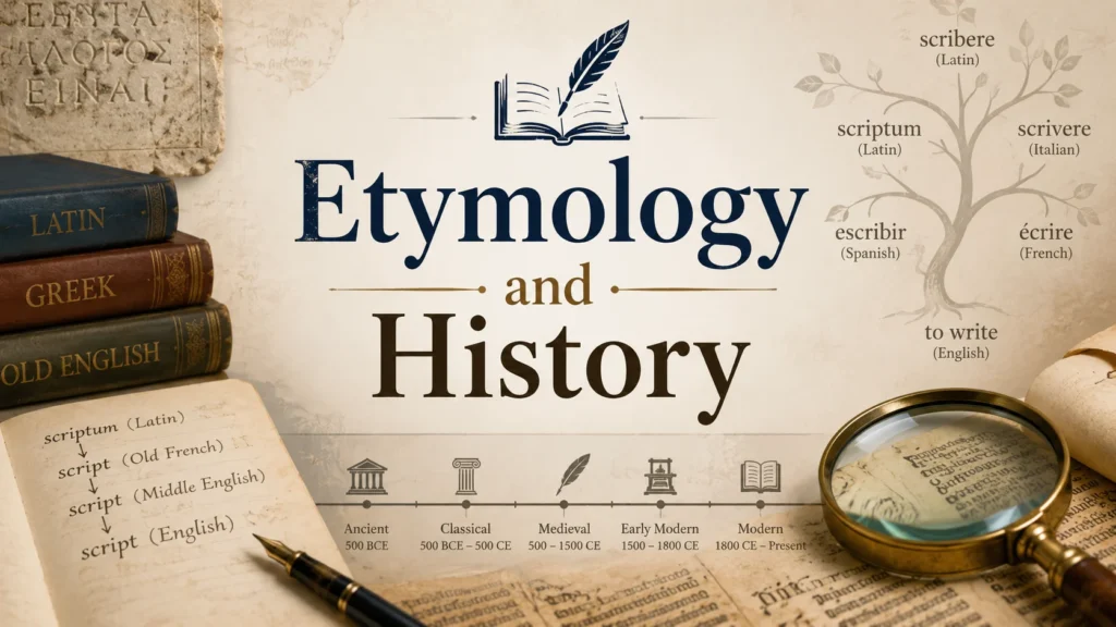 Etymology and History