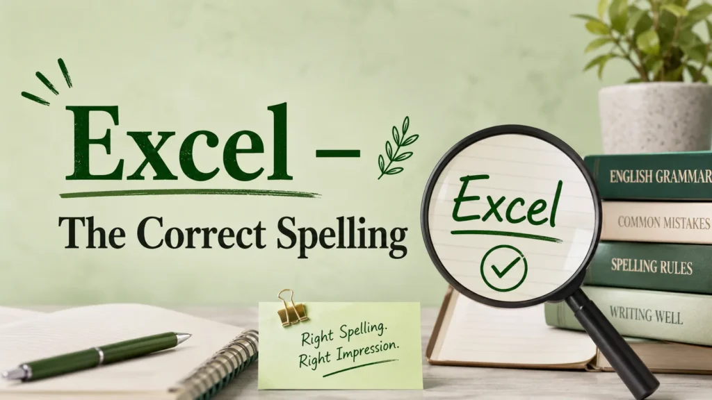 Excel – The Correct Spelling