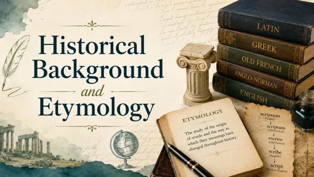 Historical Background and Etymology