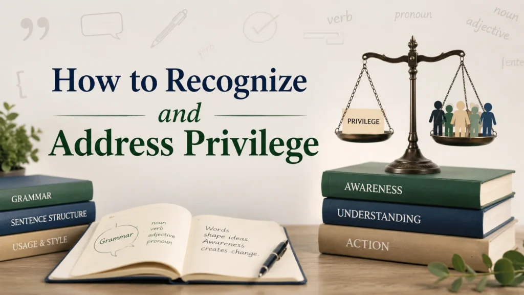 How to Recognize and Address Privilege