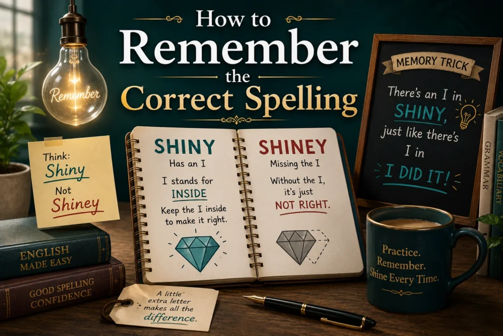How to Remember the Correct Spelling