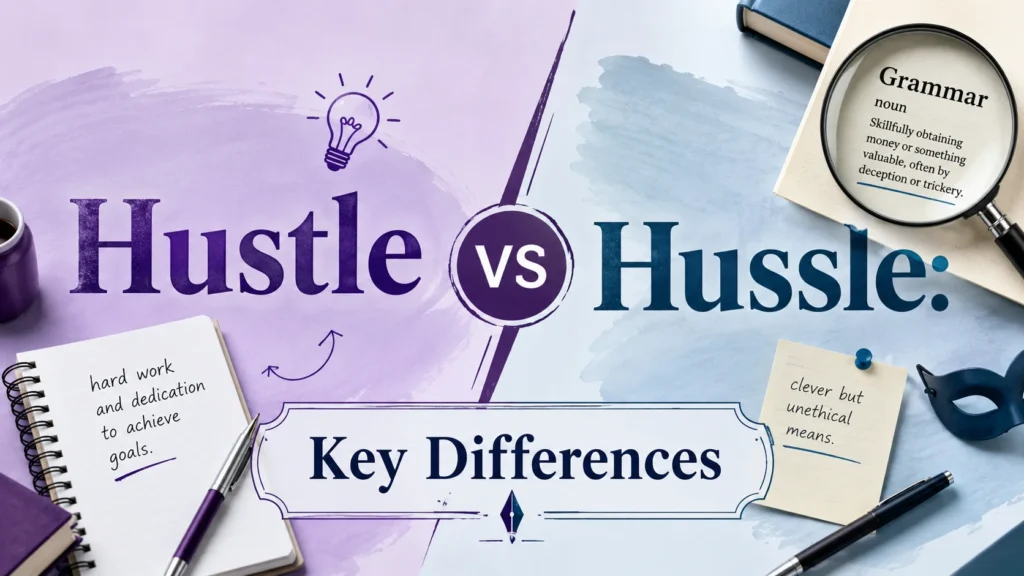 Hustle vs Hussle: Key Differences