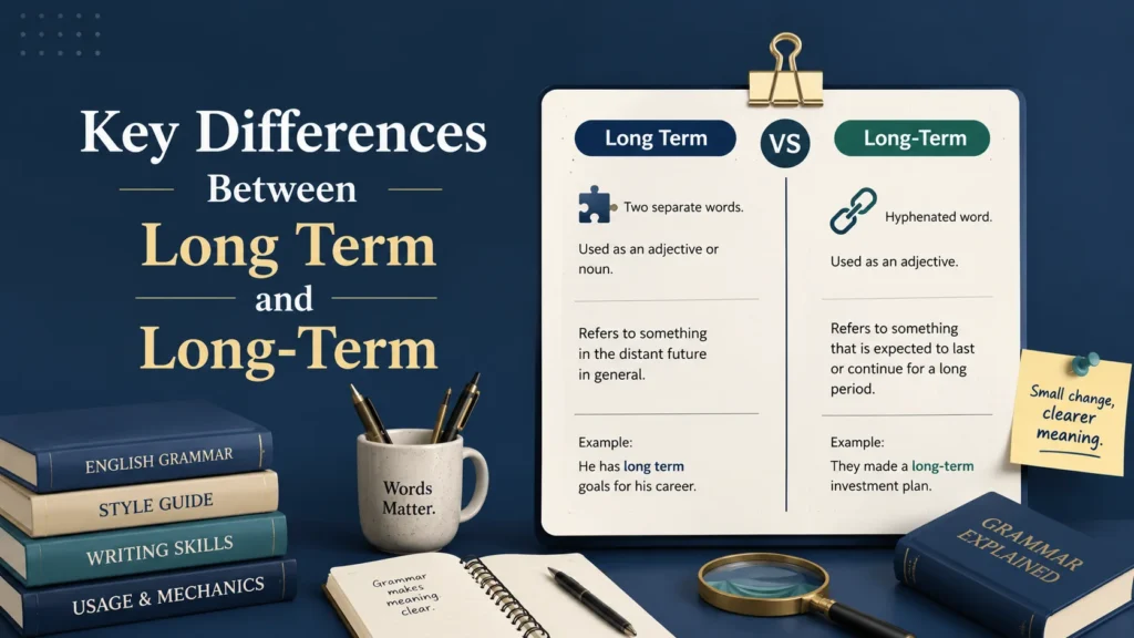 Key Differences Between Long Term and Long-Term