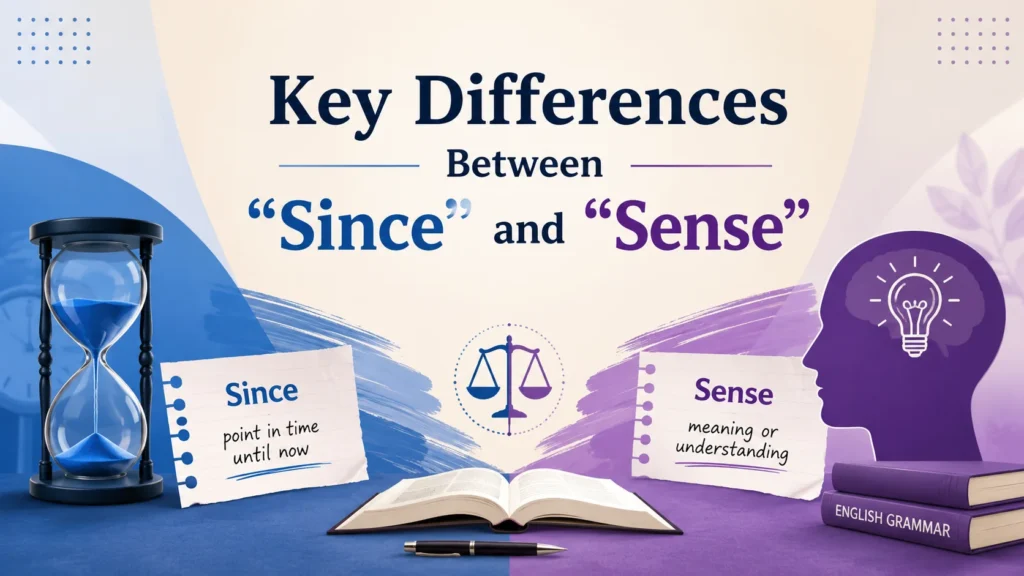Key Differences Between “Since” and “Sense”