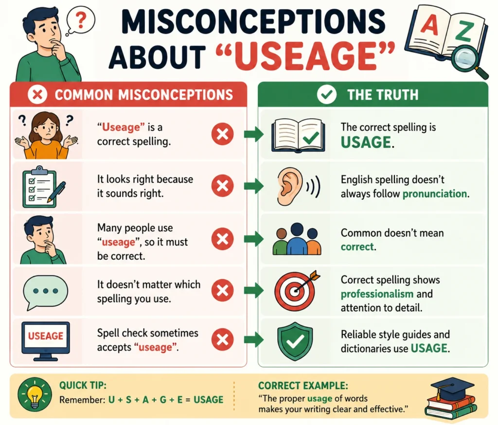 Misconceptions About “Useage”