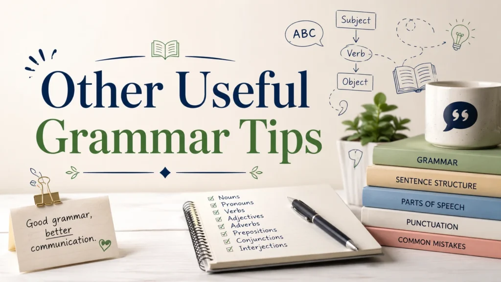 Other Useful Grammar Tips
