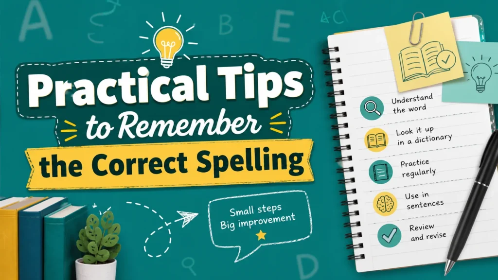 Practical Tips to Remember the Correct Spelling