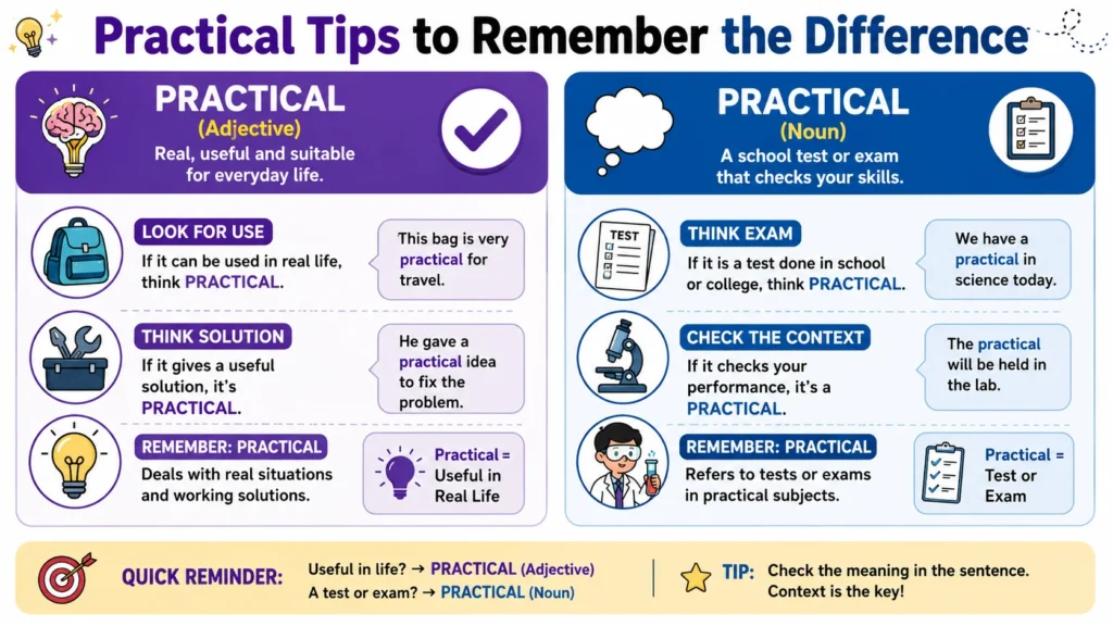 Practical Tips to Remember the Difference