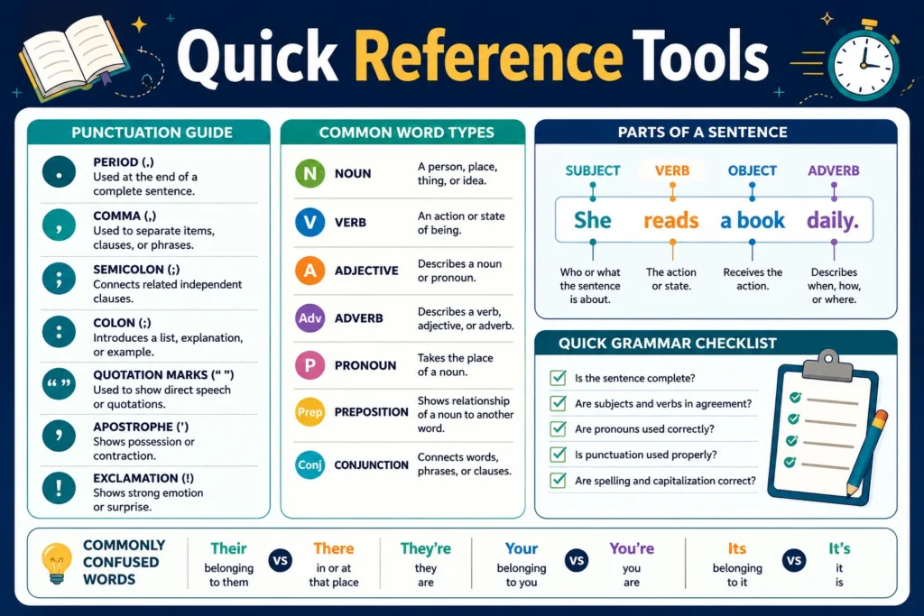 Quick Reference Tools