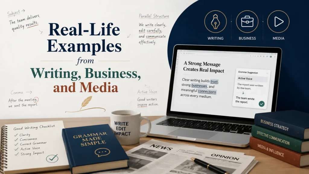 Real-Life Examples from Writing, Business, and Media
