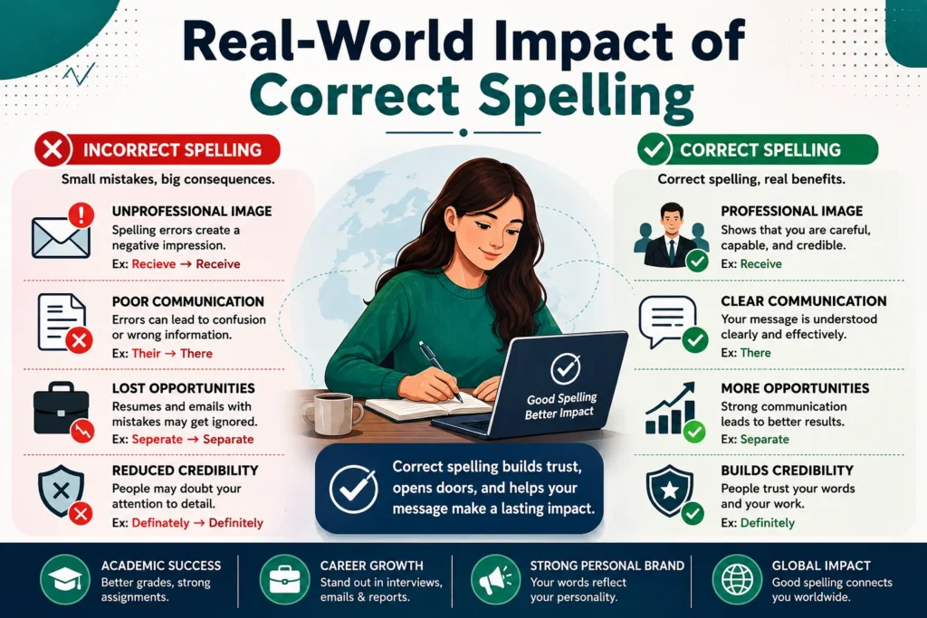 Real-World Impact of Correct Spelling
