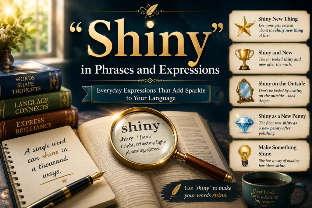 “Shiny” in Phrases and Expressions