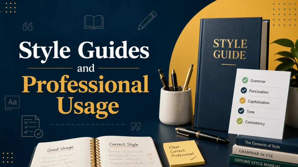 Style Guides and Professional Usage