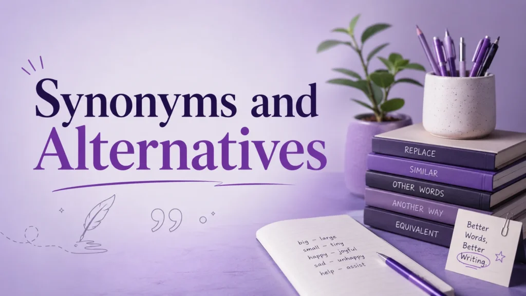 Synonyms and Alternatives