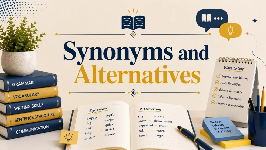Synonyms and Alternatives