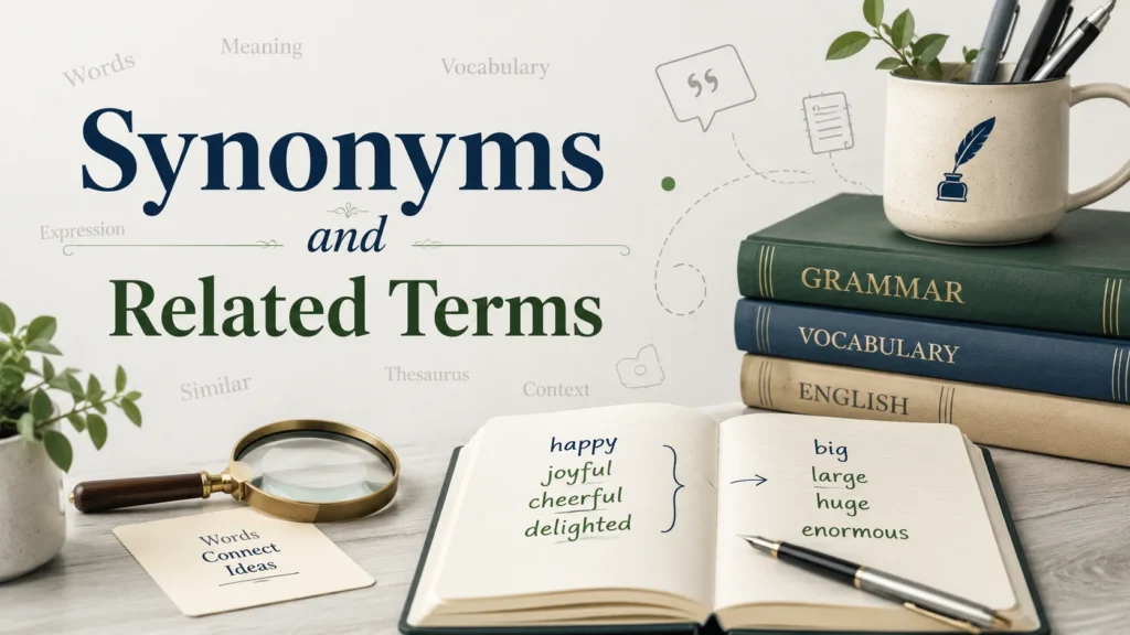 Synonyms and Related Terms