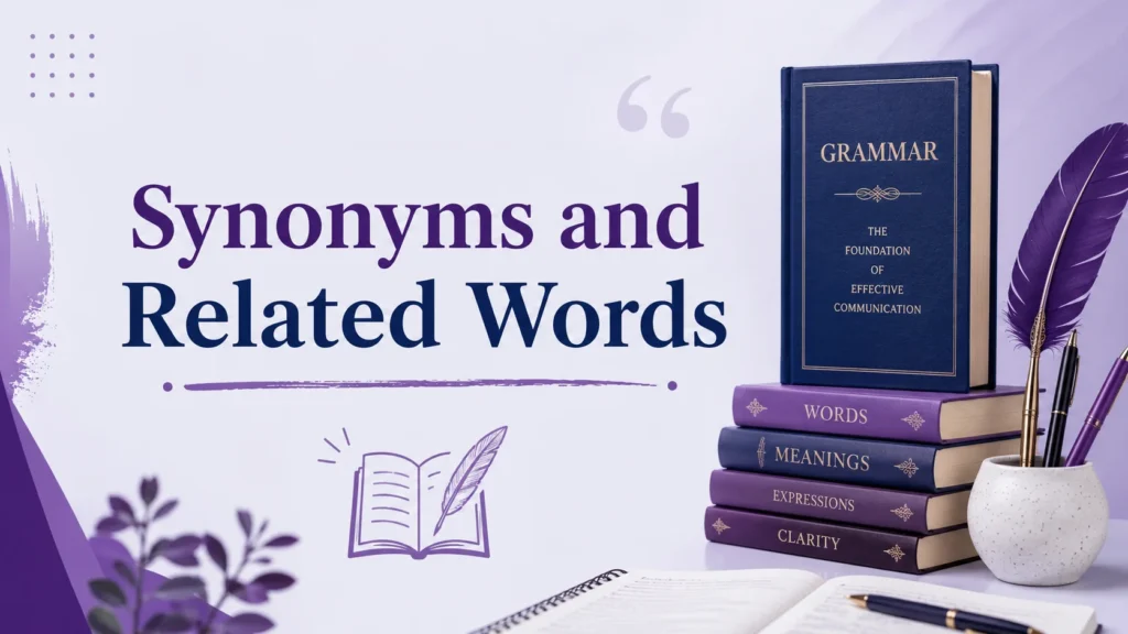 Synonyms and Related Words