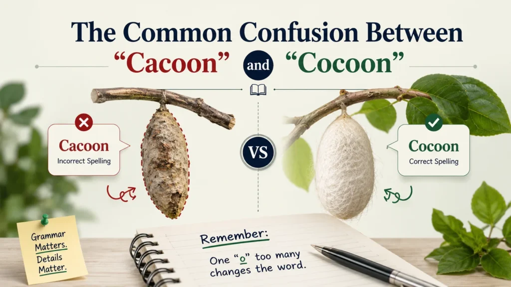 The Common Confusion Between “Cacoon” and “Cocoon”