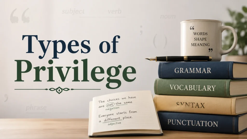 Types of Privilege