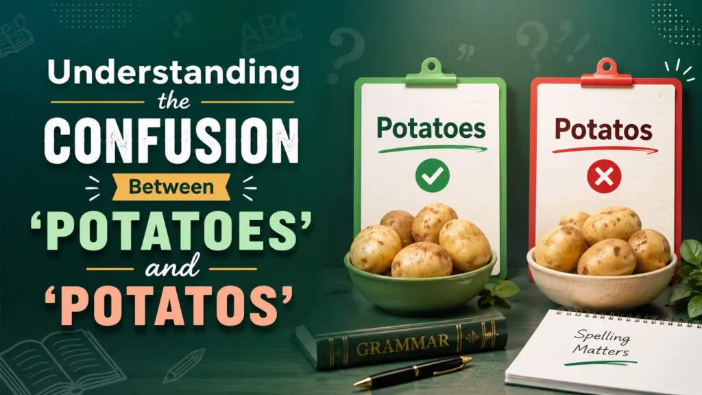Understanding the Confusion Between ‘Potatoes’ and ‘Potatos’