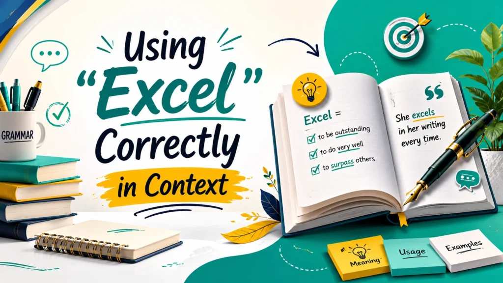 Using “Excel” Correctly in Context