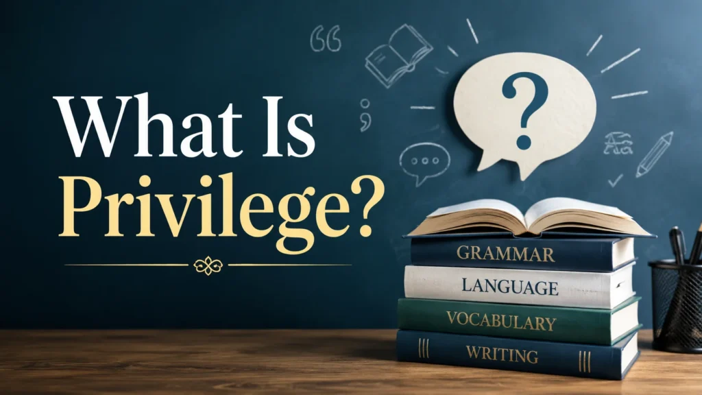 What Is Privilege?