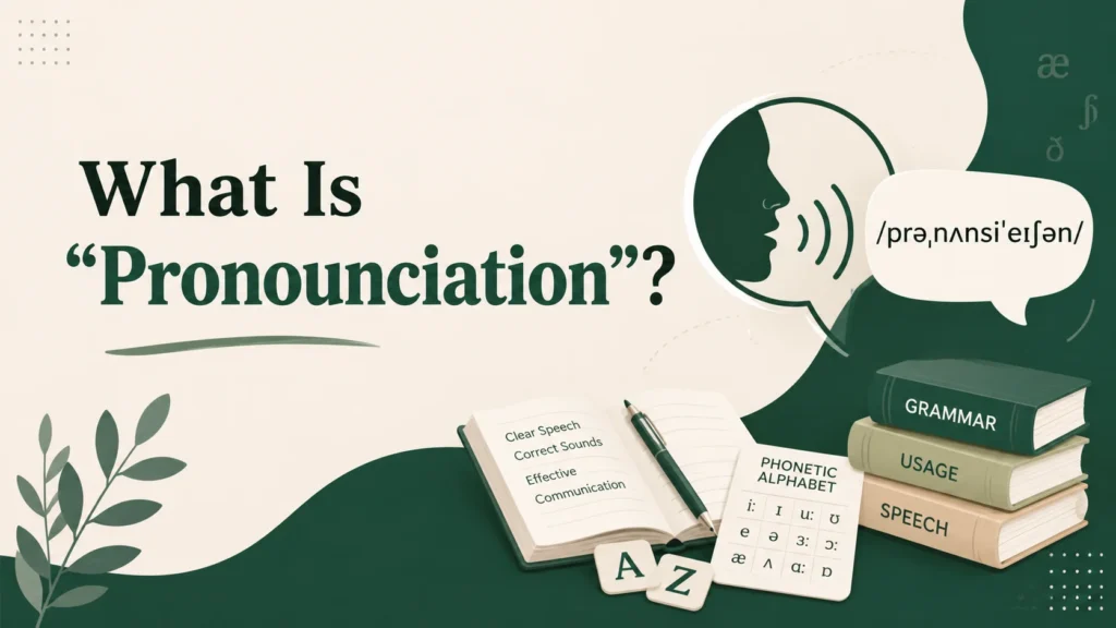 What Is “Pronounciation”?