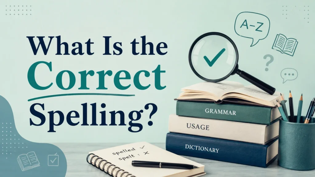What Is the Correct Spelling?