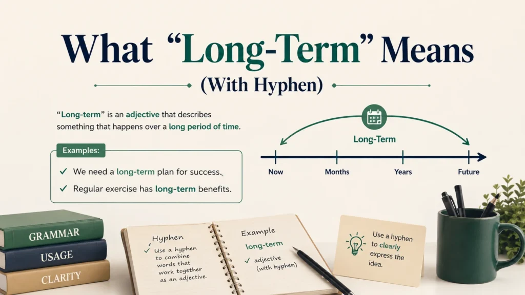 What “Long-Term” Means (With Hyphen)