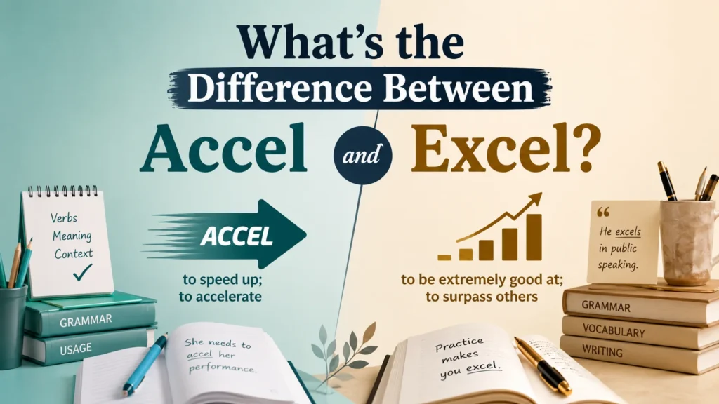 What’s the Difference Between Accel and Excel?