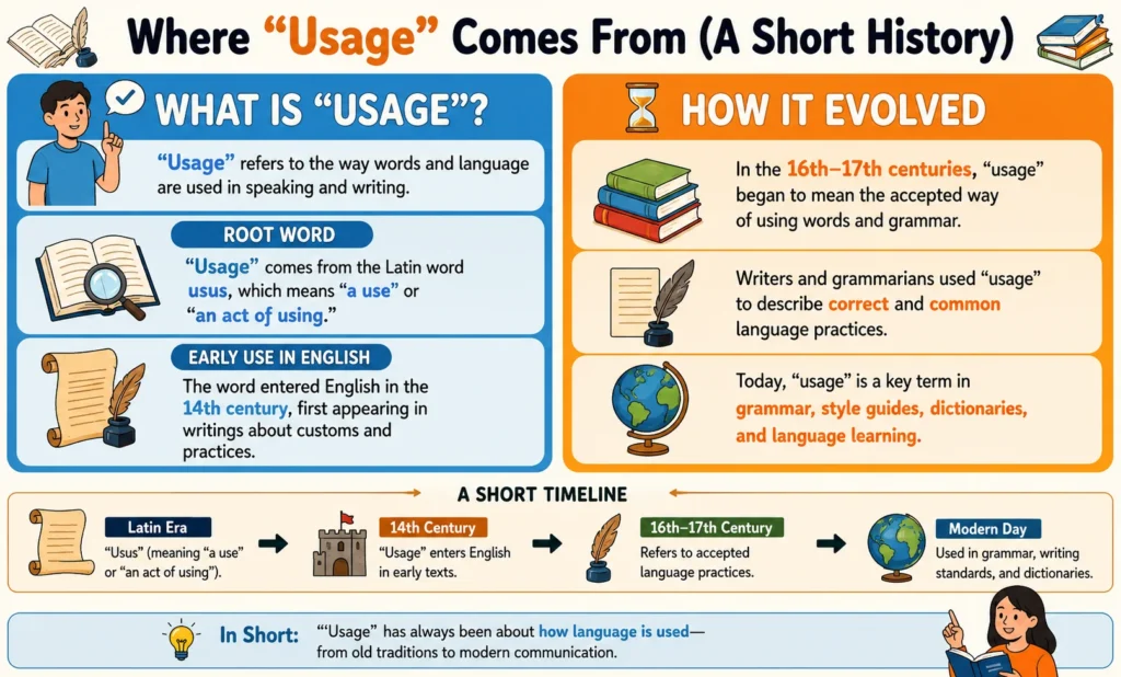 Where “Usage” Comes From (A Short History)