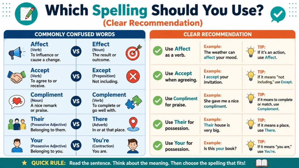 Which Spelling Should You Use? (Clear Recommendation)