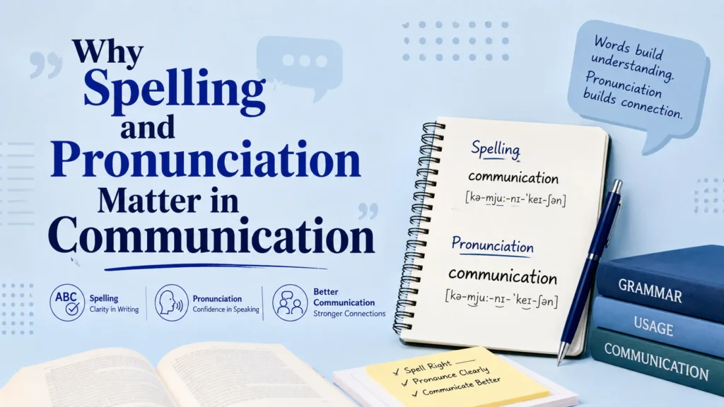 Why Spelling and Pronunciation Matter in Communication