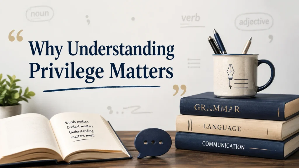 Why Understanding Privilege Matters