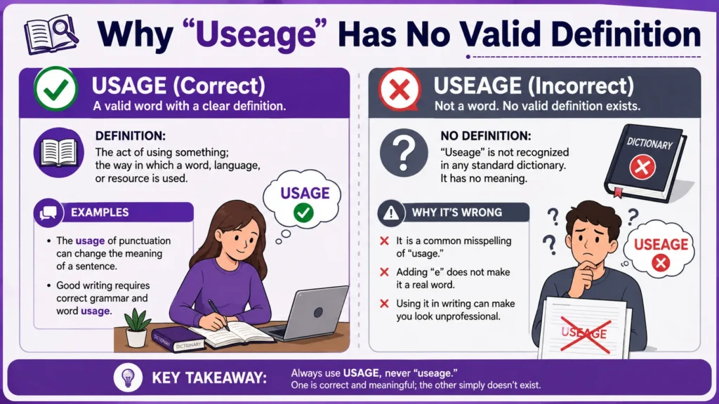 Why “Useage” Has No Valid Definition
