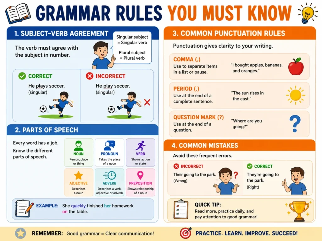 Grammar Rules You Must Know