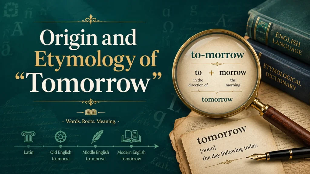 Origin and Etymology of “Tomorrow”