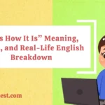 “It Is How It Is” Meaning, Usage, and Real-Life English Breakdown