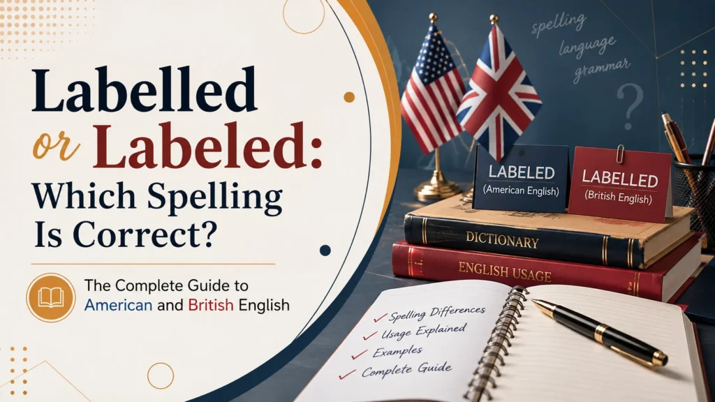Labelled or Labeled: Which Spelling Is Correct? The Complete Guide to American and British English